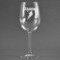 Lacrosse Wine Glass - Engraved (Personalized)