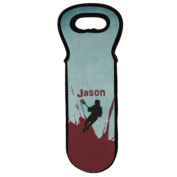 Custom Lacrosse Wine Tote Bag (Personalized)