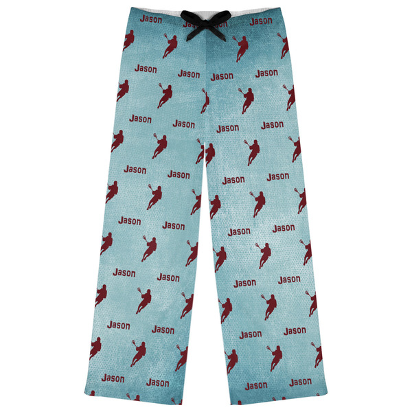 Custom Lacrosse Womens Pajama Pants - S (Personalized)