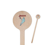 Lacrosse Round Wooden Stir Sticks (Personalized)