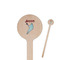 Lacrosse 7.5" Round Wooden Stir Sticks - Single Sided (Personalized)