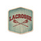 Lacrosse Wooden Sticker - Main