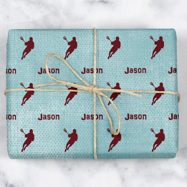 Custom Lacrosse Wrapping Paper (Personalized)