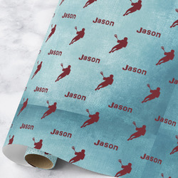 Lacrosse Wrapping Paper Roll - Large (Personalized)