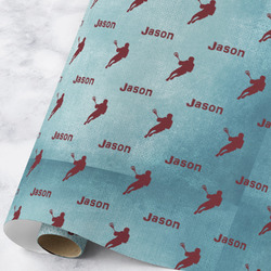Lacrosse Wrapping Paper Roll - Large - Matte (Personalized)