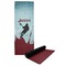 Lacrosse Yoga Mat with Black Rubber Back Full Print View
