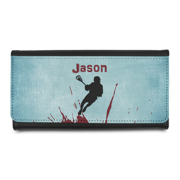 Custom Lacrosse Leatherette Ladies Wallet (Personalized)