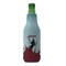 Lacrosse Zipper Bottle Cooler - FRONT (bottle)