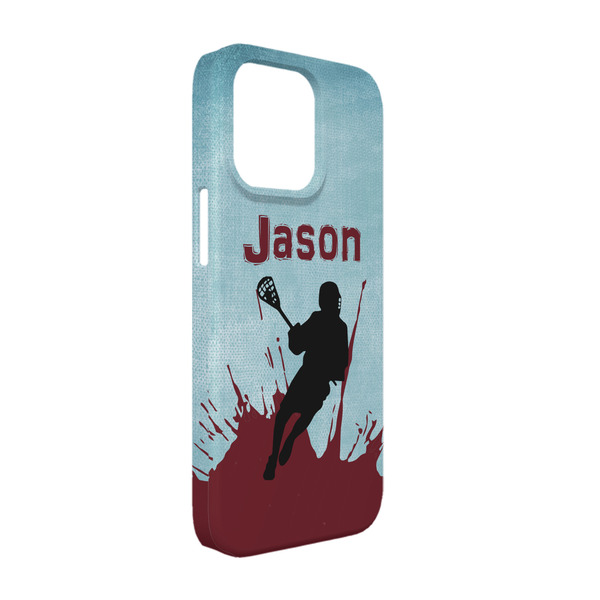 Custom Lacrosse iPhone Case - Plastic - iPhone 13 (Personalized)