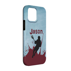 Lacrosse iPhone Case - Rubber Lined - iPhone 13 Pro (Personalized)