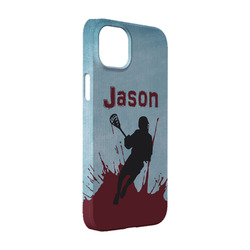 Lacrosse iPhone Case - Plastic - iPhone 14 (Personalized)