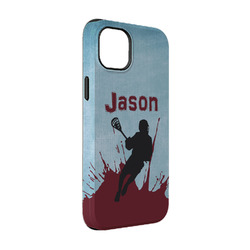 Lacrosse iPhone Case - Rubber Lined - iPhone 14 (Personalized)