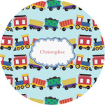 Trains Multipurpose Round Labels - 1" (Personalized)