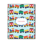 Trains Wood Print - 11x14 (Personalized)