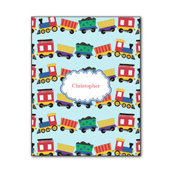 Trains Wood Print - 11x14 (Personalized)