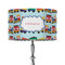 Trains 12" Drum Lampshade - ON STAND (Fabric)