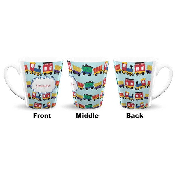 Trains 12 Oz Latte Mug - Approval