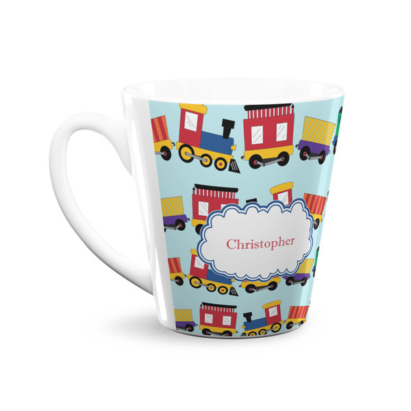 Trains 12 Oz Latte Mug - Front