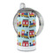 Trains 12 oz Stainless Steel Sippy Cups - FULL (back angle)
