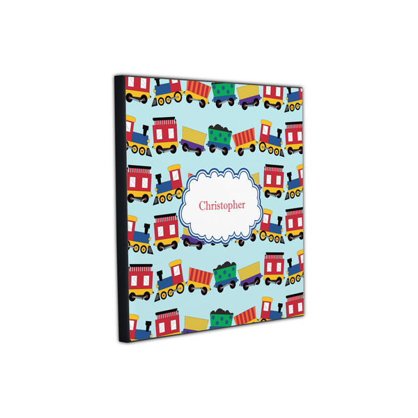 Trains 12x12 Wood Print - Angle View