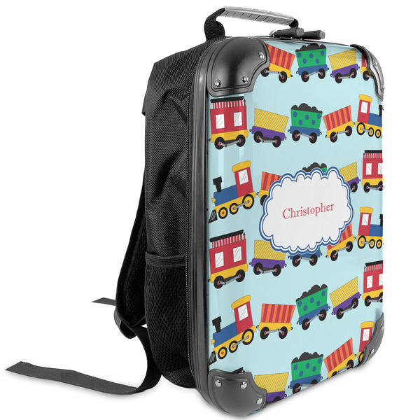 Custom Trains Kids Hard Shell Backpack (Personalized)