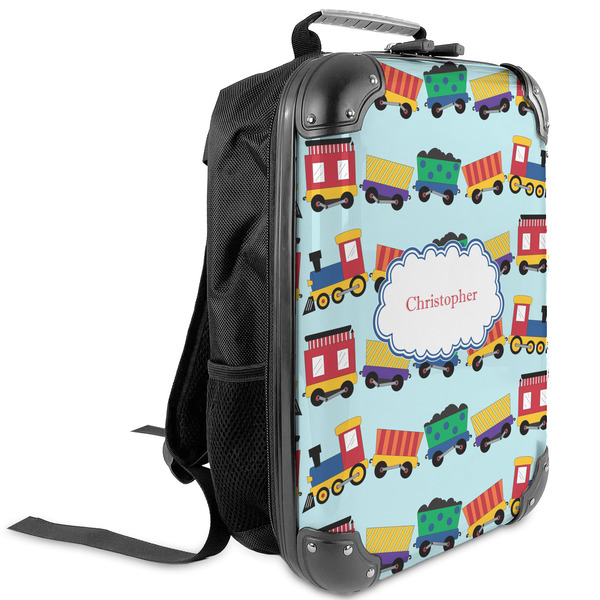 Custom Trains Kids Hard Shell Backpack (Personalized)
