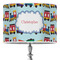 Trains 16" Drum Lampshade - ON STAND (Poly Film)