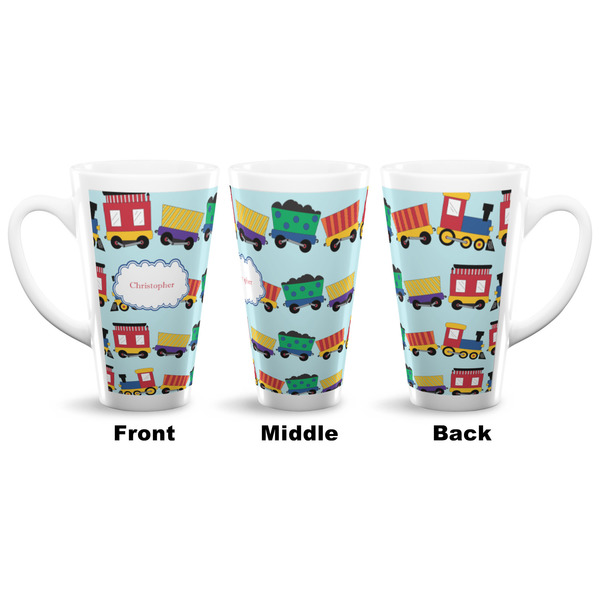 Trains 16 Oz Latte Mug - Approval