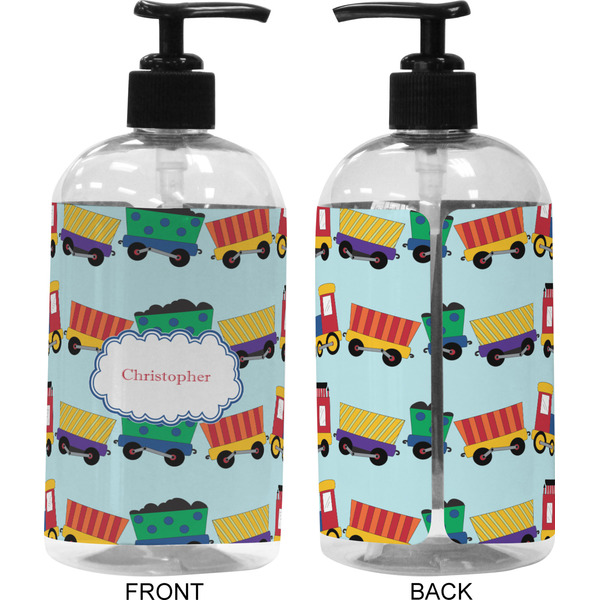 Trains 16 oz Plastic Liquid Dispenser (Approval)