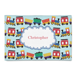 Trains Patio Rug (Personalized)