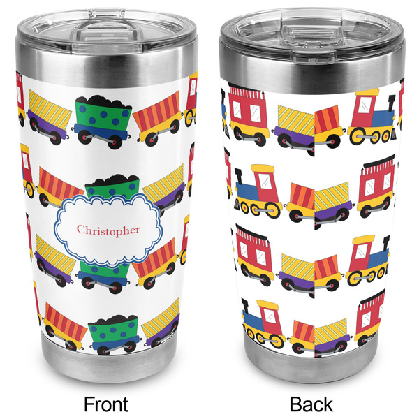 Trains 20oz SS Tumbler - Full Print - Approval