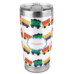 Trains 20oz Stainless Steel Double Wall Tumbler - Full Print (Personalized)