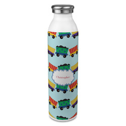 Trains 20oz Stainless Steel Water Bottle - Full Print (Personalized)