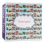 Trains 3-Ring Binder - 2 inch (Personalized)
