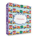 Trains 3 Ring Binder - Full Wrap - 2" (Personalized)