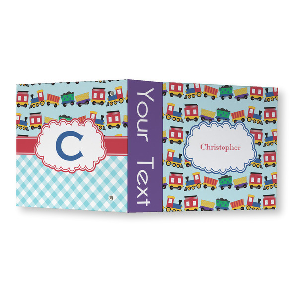 Trains 3 Ring Binders - Full Wrap - 3" - OPEN OUTSIDE
