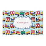 Trains 3' x 5' Patio Rug (Personalized)