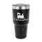 Trains 30 oz Stainless Steel Ringneck Tumblers - Black - FRONT