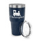 Trains 30 oz Stainless Steel Ringneck Tumblers - Navy - LID OFF