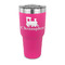 Trains 30 oz Stainless Steel Ringneck Tumblers - Pink - FRONT