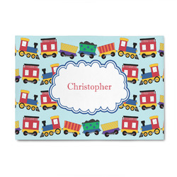 Trains 4' x 6' Indoor Area Rug (Personalized)