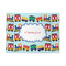 Trains 5' x 7' Indoor Area Rug (Personalized)