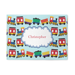 Trains 5' x 7' Patio Rug (Personalized)