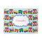 Trains 5' x 7' Patio Rug (Personalized)