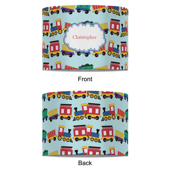 Trains 8" Drum Lampshade - APPROVAL (Fabric)