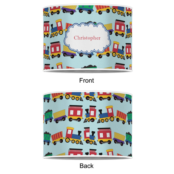 Trains 8" Drum Lampshade - APPROVAL (Poly Film)