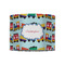 Trains 8" Drum Lampshade - FRONT (Fabric)