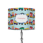 Trains 8" Drum Lamp Shade - Fabric (Personalized)