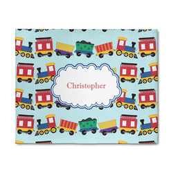 Trains 8' x 10' Indoor Area Rug (Personalized)
