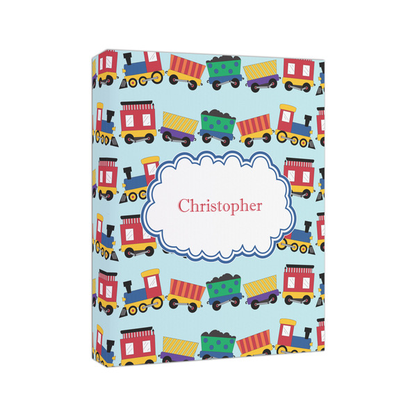 Trains 8x10 - Canvas Print - Angled View